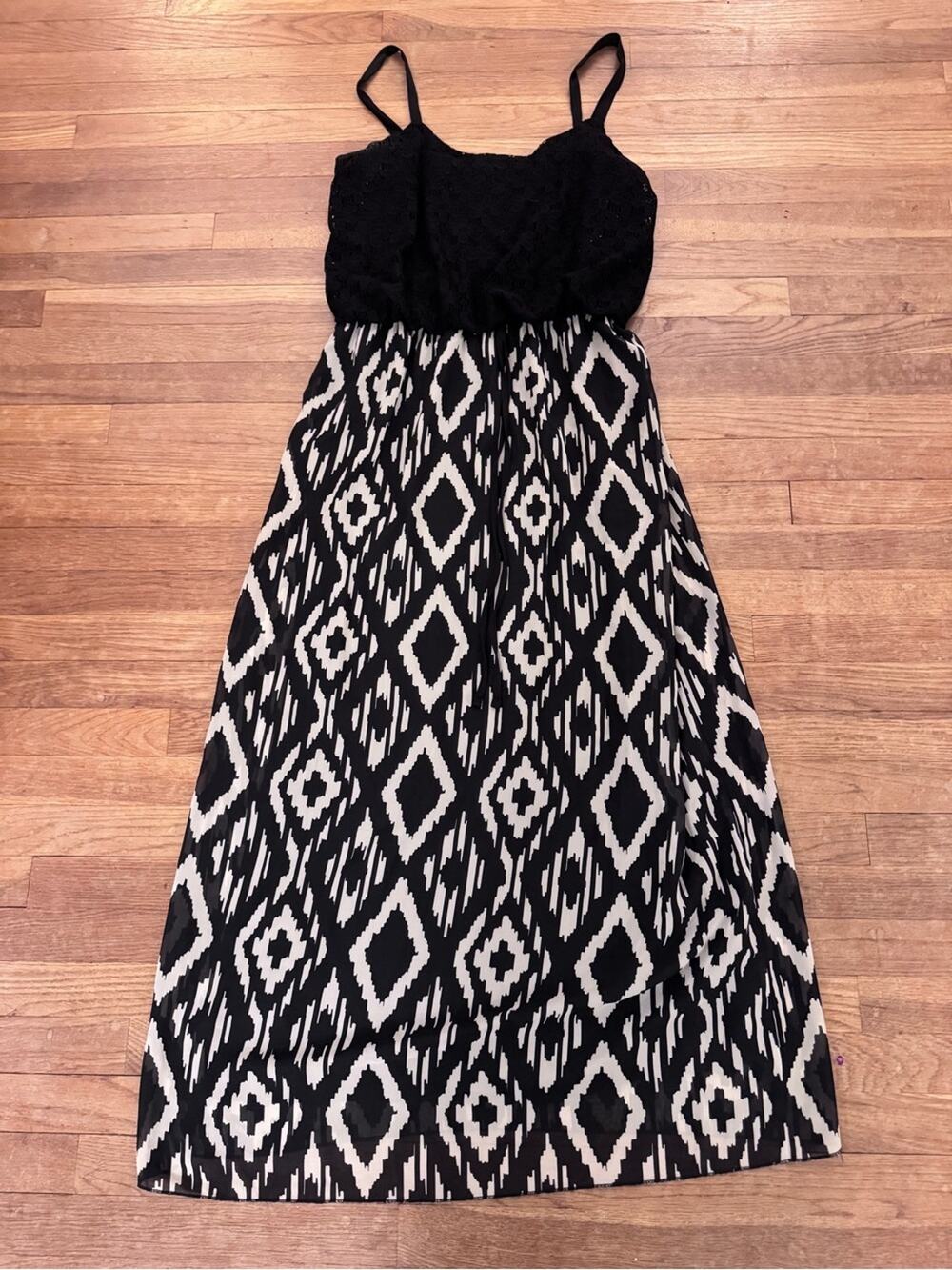 Faded Glory Women's Black Soot Maxi Dress - Size 20
 b70